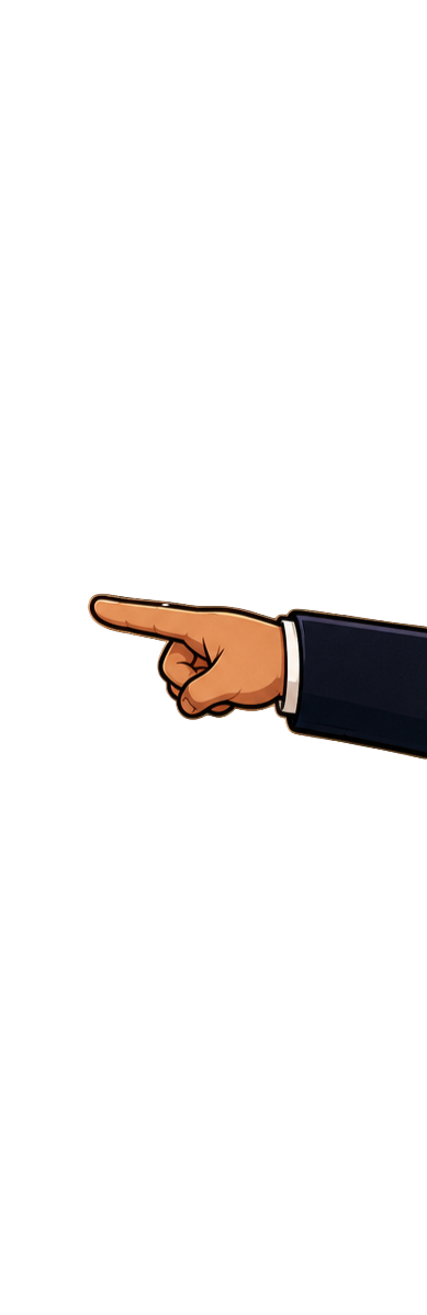 pointing hand
